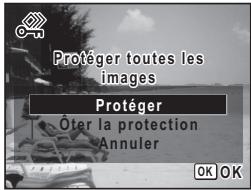 Protéger toutes les images Protéger Oter la protection Annuler OK OK