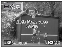 Mode Pride vues Rafale MENU Annuler OK OK