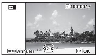PENTAX OPTIO I-10 - Utilisez le bouton de navigation (▲▶) pour désoir l'image de l'écran de démarrage. - 1