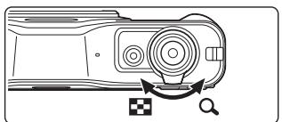 PENTAX OPTIO I-10 - Actionnez le levier de zoom vers la droite (Q). - 1