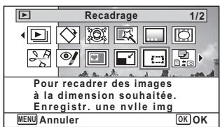 PENTAX OPTIO I-10 - Recadrage d'images - 2