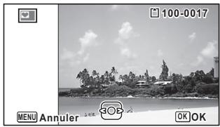 PENTAX OPTIO I-10 - Choisissez l'image prévue pour la vignette à l'aide du bouton de navigation (▲▶). - 1
