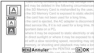 PENTAX OPTIO I-10 - Prise de vue de texte (Mode texte) - 2