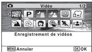 PENTAX OPTIO I-10 - Enregistrement d'une série video - 2