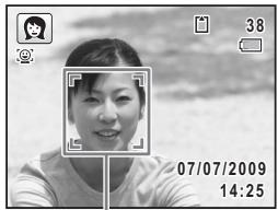 PENTAX OPTIO W80 - Utilisation de la fonction d'identification de l'emplacement du visage - 1