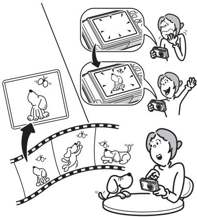 PENTAX OPTIO W80 - L'appareil est doté d'une multitude de fonctions qui vous permettent de profiter de vos photos sans qu'un ordinateur ne soit nécessaire ! - 1