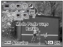 Mode Pride vues Rafale MENU Annuler OK OK