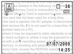 PENTAX OPTIO W80 - Appuyez sur le bouton de navigation (▼) en mode 📄. - 2