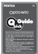 PENTAX OPTIO W80 - Vérification du contenu de l'emballage - 5