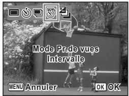 Mode Pr.de vues Intervalle MENU Annuler OK OK