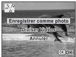 Enregistrer comme photo Diviser Vidéos Annuler OK OK