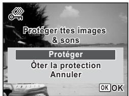 Protéger ttes images & sons Protéger Ôter la protection Annuler OK OK