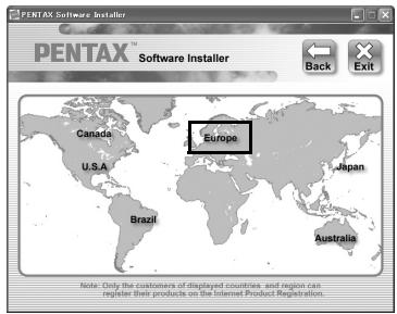 PENTAX PHOTO BROWSER - Enregistrement du produit sur Internet - 1