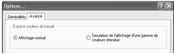 PENTAX PHOTO BROWSER - Cliquez sur l'onglet [Avancé]. - 1