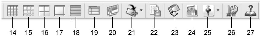 PENTAX PHOTO BROWSER - Barre d'outils - 2