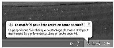 PENTAX PHOTO BROWSER - Déconnexion de l'appareil et de l'ordinateur - 4