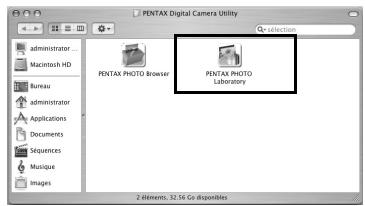 PENTAX PHOTO BROWSER - Sous Macintosh - 1