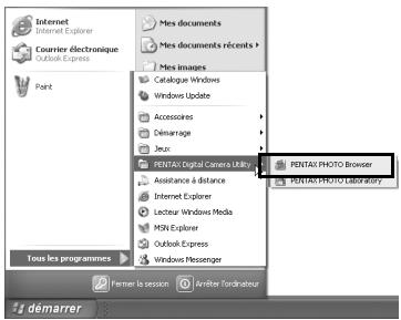 PENTAX PHOTO BROWSER - Sous Windows - 1