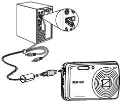 PENTAX OPTIO M900 - Transfert de photos/vidéos sur votre ordinateur - 1