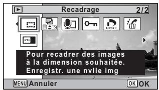 PENTAX OPTIO W90 - Appuyez sur le bouton de navigation () . - 1