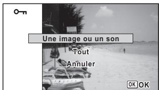 PENTAX OPTIO W90 - Protection des images et des fichiers son contre la suppression (Protégger) - 2