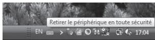 PENTAX OPTIO W90 - Double-cliquez sur I'icone [Retirer le périphérique en toute sécurité] de la barre des tâches. - 2