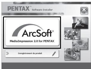 PENTAX OPTIO W90 - Cliquez sur [ArcSoft]. - 1