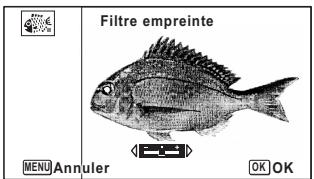 PENTAX OPTIO W90 - Utilisation du filtré emprénte - 6