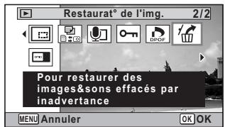 PENTAX OPTIO W90 - Utilisez le bouton de navigation (  ) pour selectionner (Restaurant de l'img.). - 1