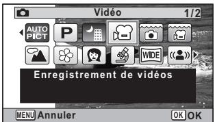 PENTAX OPTIO W90 - Enregistrement de séquences video - 2