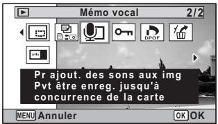 PENTAX OPTIO W90 - Enregistrement d'un méo vocal - 1