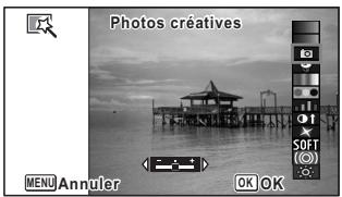 PENTAX OPTIO W90 - Utilisez le bouton de navigation (▲▼) pour désir le filtrer numérique que vous souhaitez utiliser. - 1