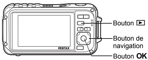 PENTAX OPTIO W90 - Rotation de l'image - 1