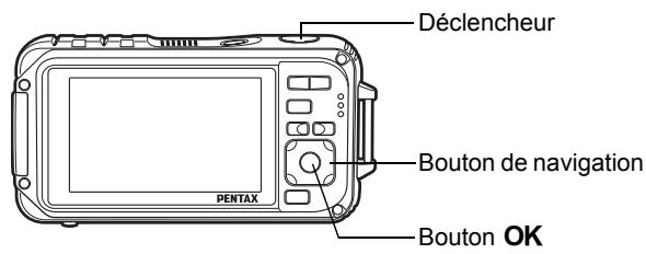 PENTAX OPTIO W90 - Utilisation du retardateur - 1