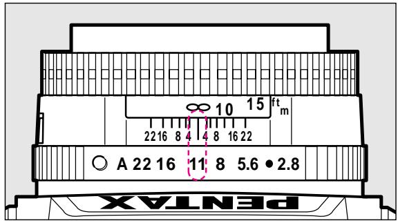PENTAX 645N - UTILISATION DE LA TOUCHE DE PROFONDEUR DE CHAMP - 1