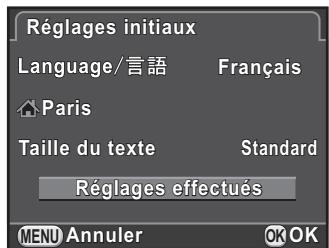 PENTAX K-30 - Utilisez le bouton de navigation (▲▶) pour sélectionner une ville. - 3