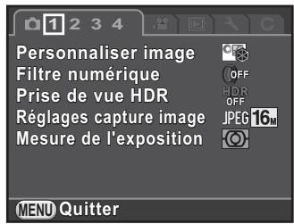 PENTAX K-30 - Appuyez deux fois sur le bouton de navigation (▶). - 1