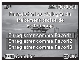 PENTAX K-30 - Appuyez sur le bouton de navigation (▼) dans l'affichage une image du mode lecture. - 1