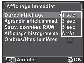 PENTAX K-30 - Réglage de l'affichage pour affichage immédiat - 1