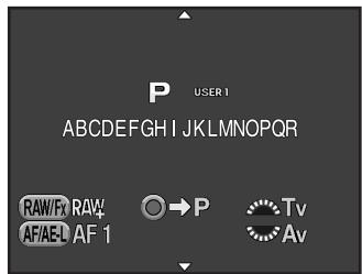 PENTAX K-30 - Utilisation des réglages USER sauvegardés - 1