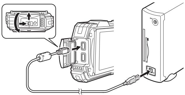 PENTAX OPTIO WG-2 GPS - Connexion de la liaison appareil/ordinateur Windows PC - 1