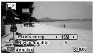 PENTAX OPTIO WG-2 GPS - Modification de la taille d'image (Redéfinir) - 2