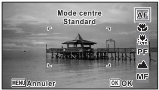 PENTAX OPTIO WG-2 GPS - Appuyez sur le bouton de navigation (▶) en mode 📄. - 1