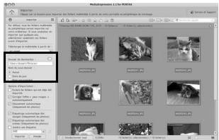 PENTAX OPTIO WG-2 GPS - Transfert d'images - 2