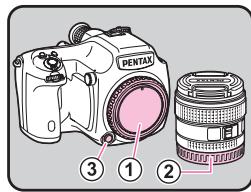 PENTAX 645D - Fixation de l'objet - 1