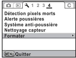 PENTAX 645D - Appuyez sur le bouton MENU. - 2