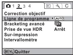 PENTAX 645D - Utilisation des menus - 3