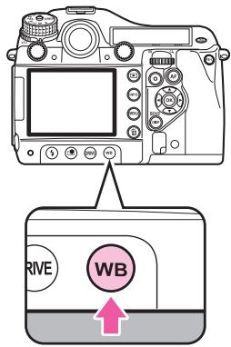 PENTAX 645D - Appuyez sur le bouton WB. - 1