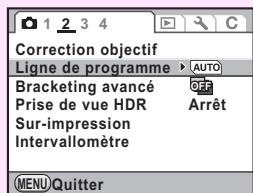 PENTAX 645D - Comment utiliser le menu - 3