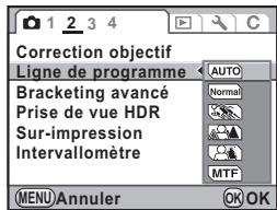 PENTAX 645D - Utilisation des menus - 4